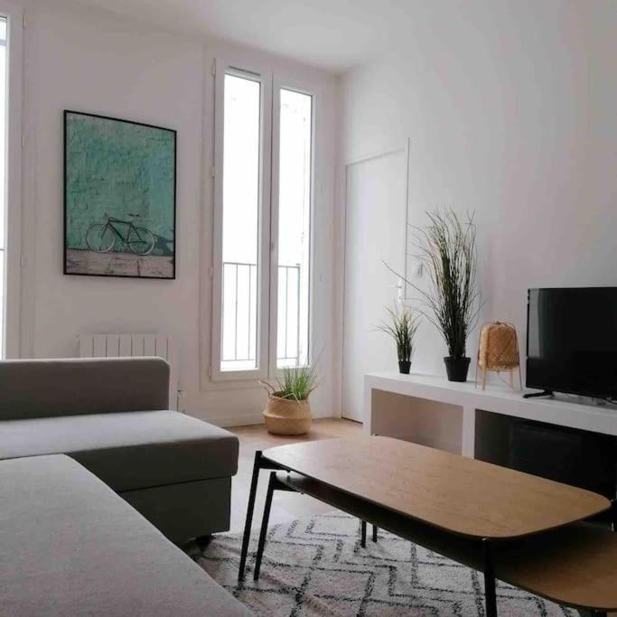 Magnifique Appartement T4, Plage Des Catalans Marseille Luaran gambar
