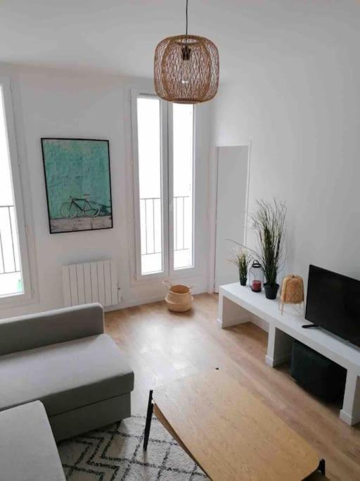 Magnifique Appartement T4, Plage Des Catalans Marseille Luaran gambar