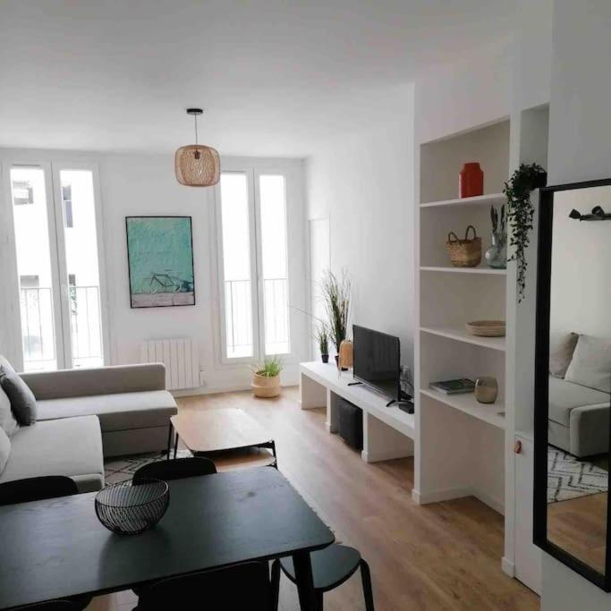 Magnifique Appartement T4, Plage Des Catalans Marseille Luaran gambar