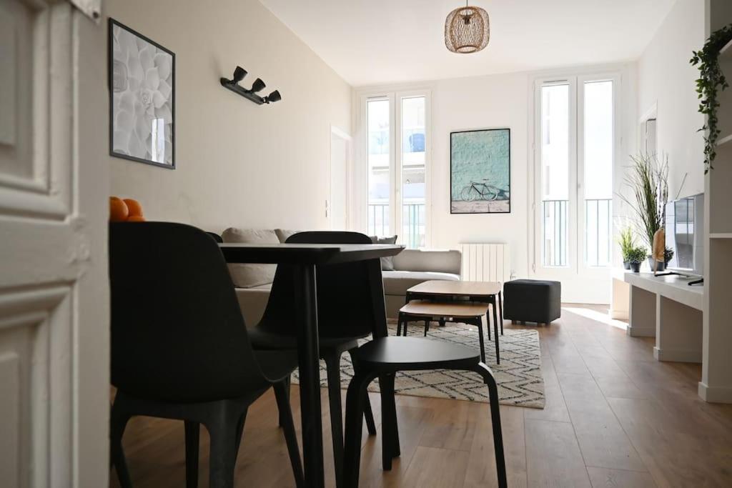 Magnifique Appartement T4, Plage Des Catalans Marseille Luaran gambar